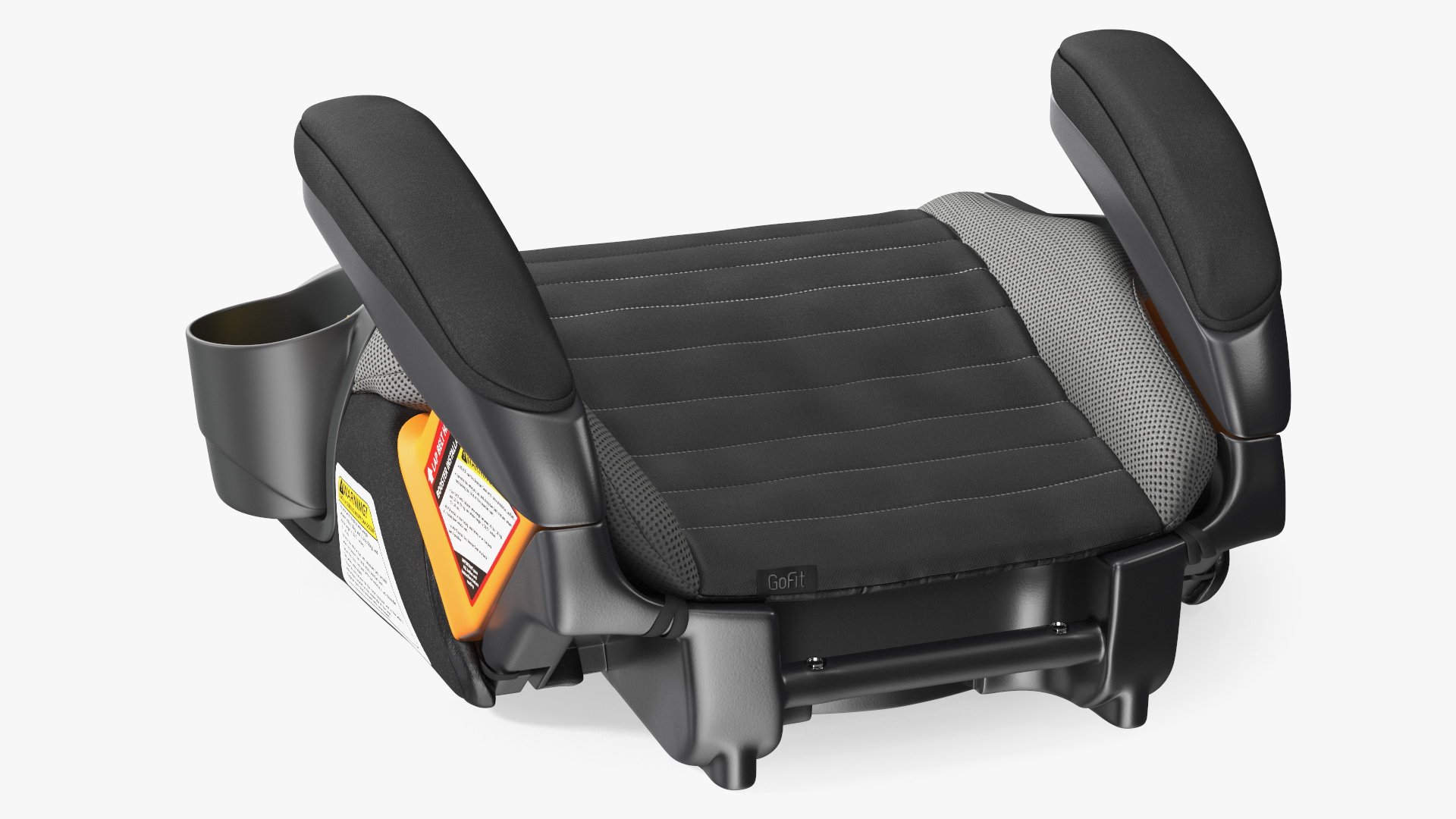 Backless Car Seat Chicco Grey 3D model