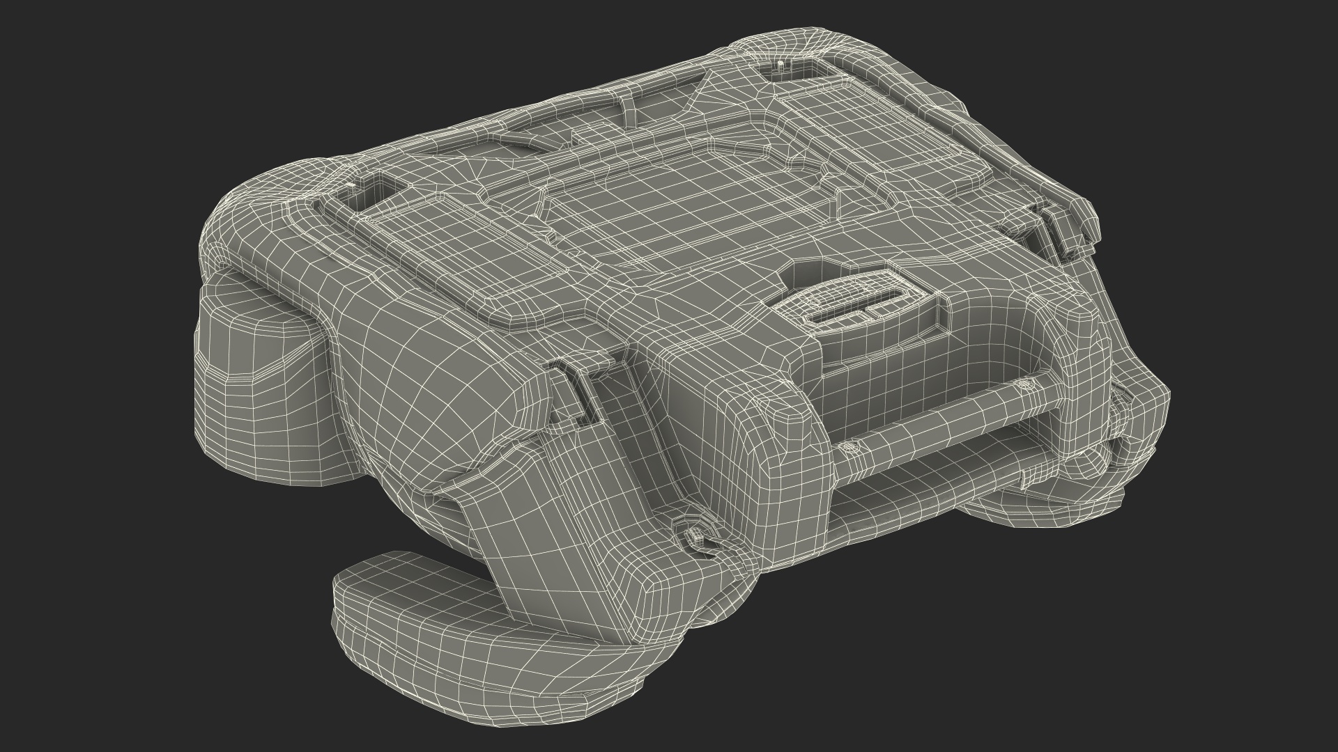 Backless Car Seat Chicco Grey 3D model