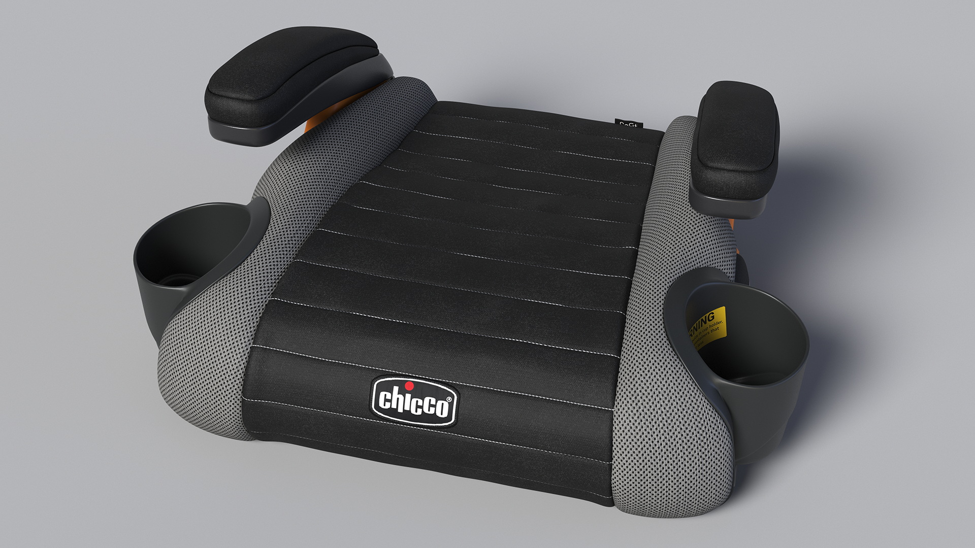 Backless Car Seat Chicco Grey 3D model