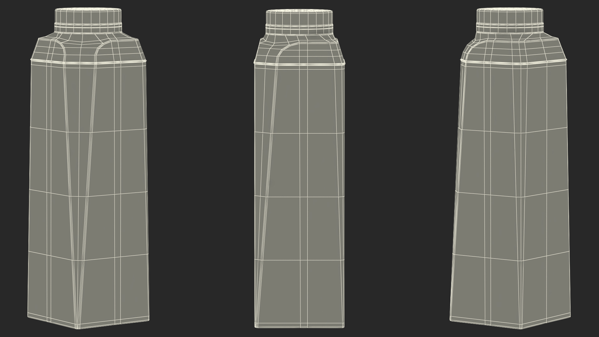 3D Multilayered Carton Bottle Mockup Farm model