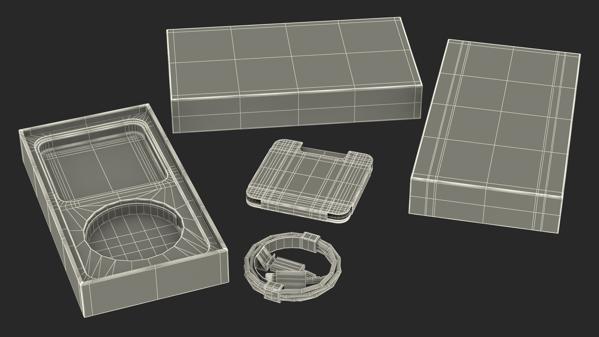 3D model iPhone 12 Pro Max Box Graphite