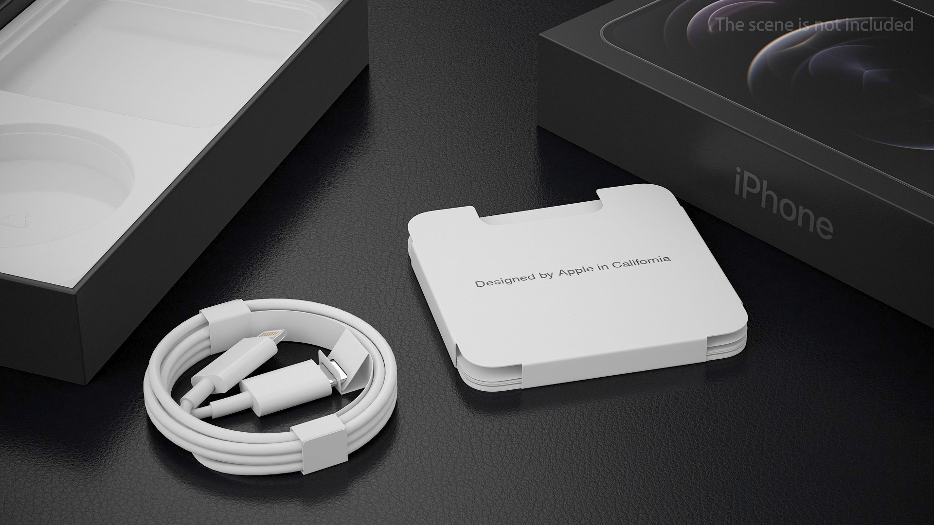 3D model iPhone 12 Pro Max Box Graphite