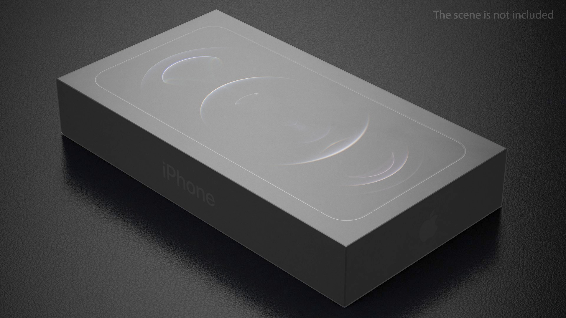 3D model iPhone 12 Pro Max Box Graphite