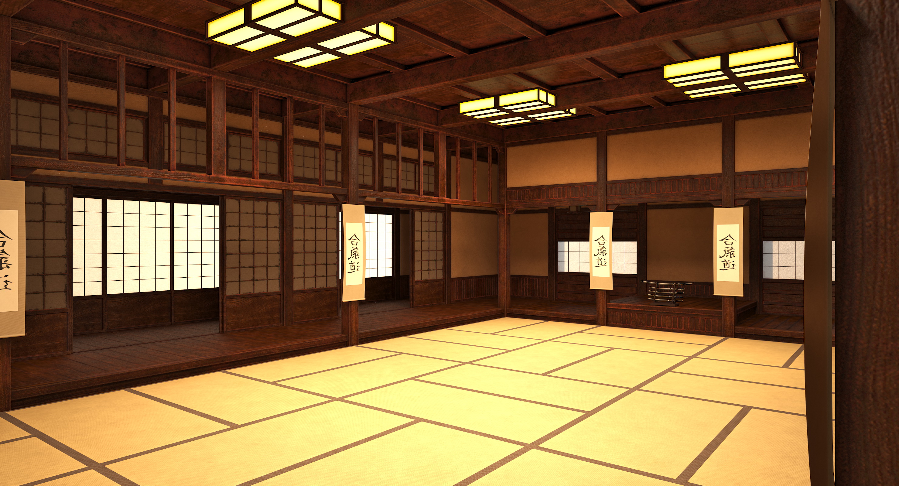 Dojo Room 3D model