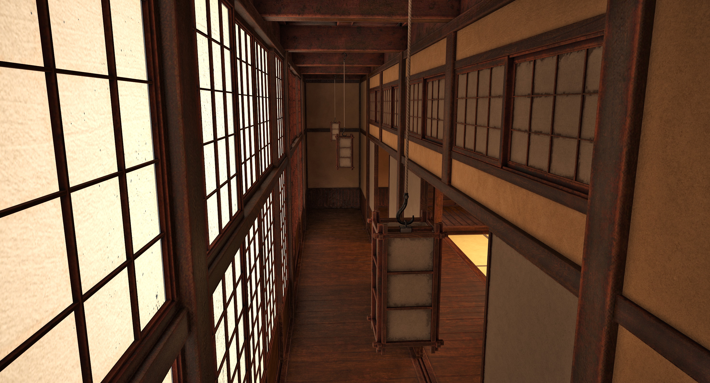Dojo Room 3D model