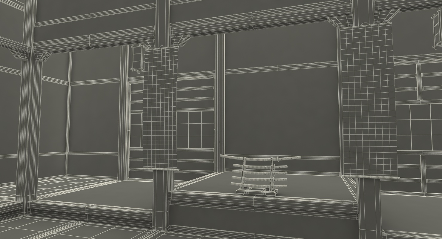 Dojo Room 3D model