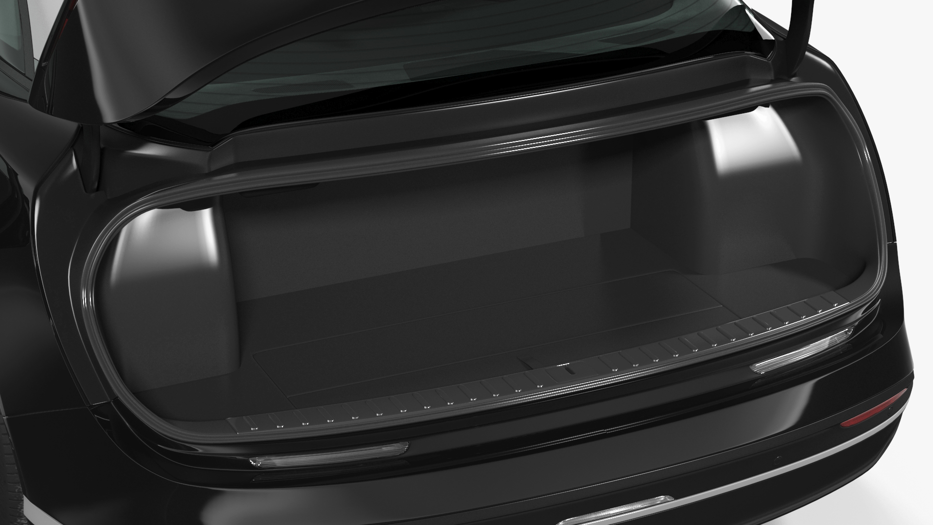 3D Lucid Air Electric Luxury Sedan Black Rigged for Cinema 4D model