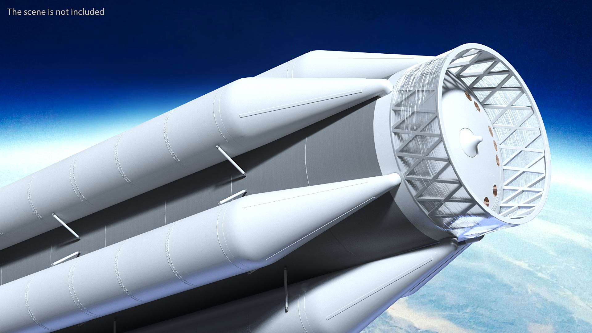 Heavy Lift Launch Rocket Stage-1 3D
