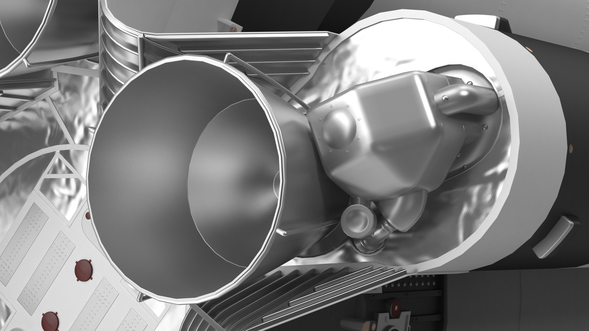 Heavy Lift Launch Rocket Stage-1 3D