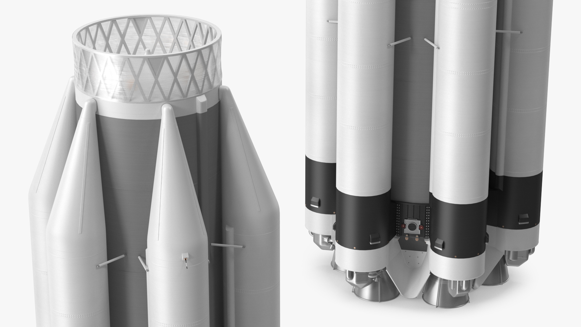 Heavy Lift Launch Rocket Stage-1 3D