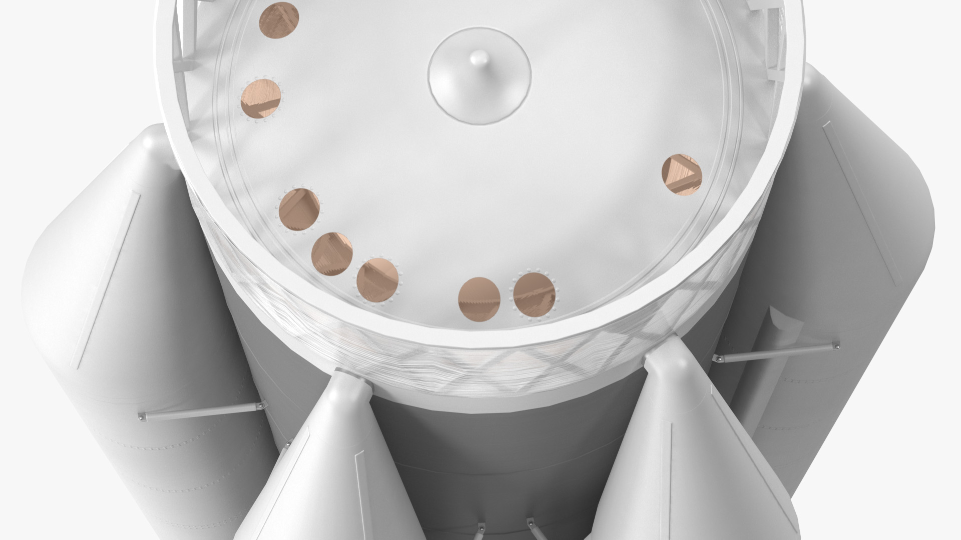 Heavy Lift Launch Rocket Stage-1 3D