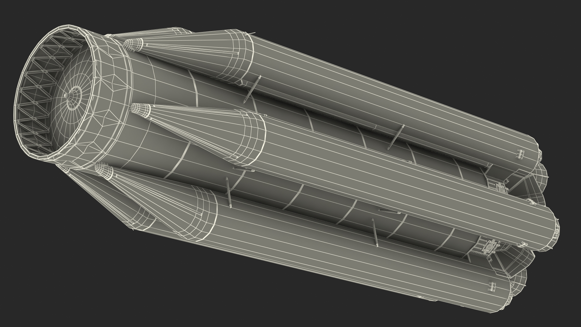 Heavy Lift Launch Rocket Stage-1 3D