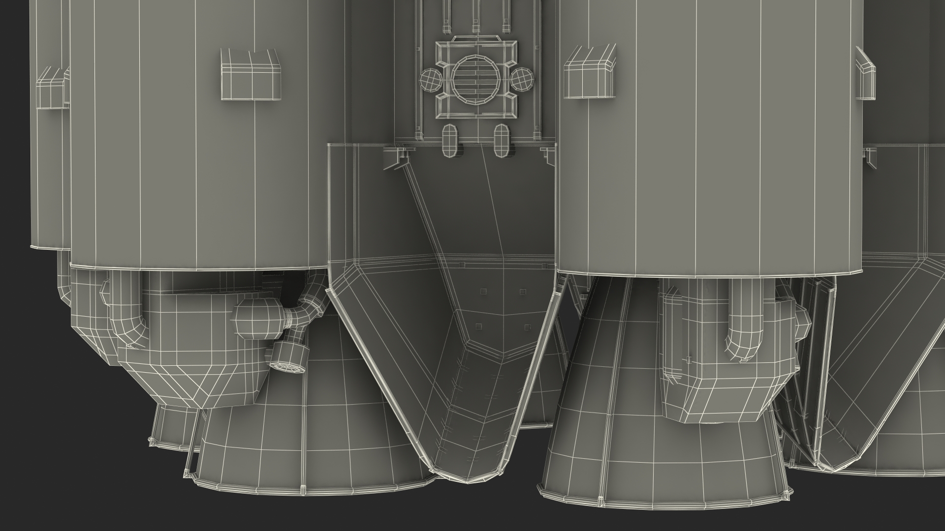 Heavy Lift Launch Rocket Stage-1 3D