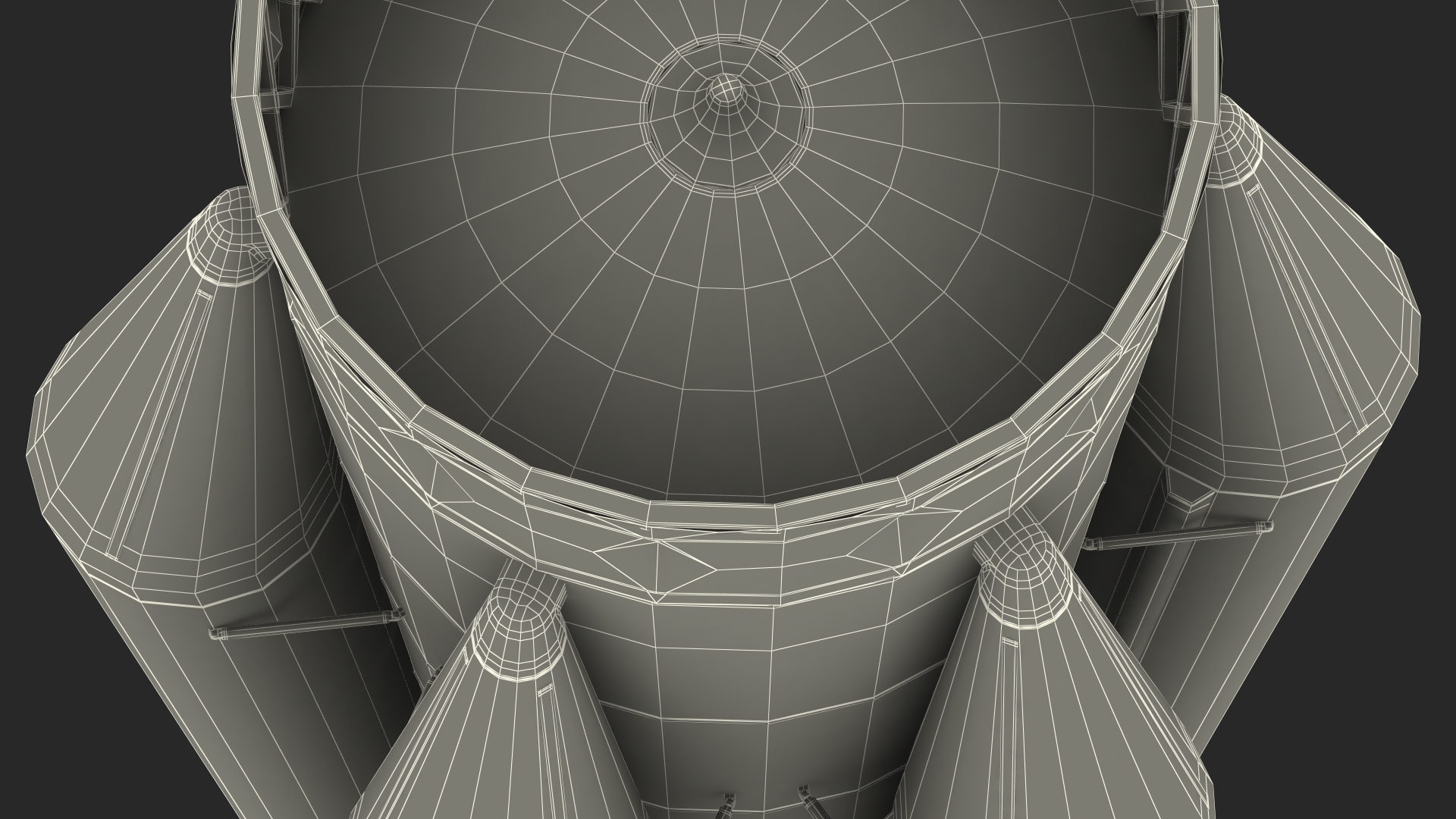 Heavy Lift Launch Rocket Stage-1 3D