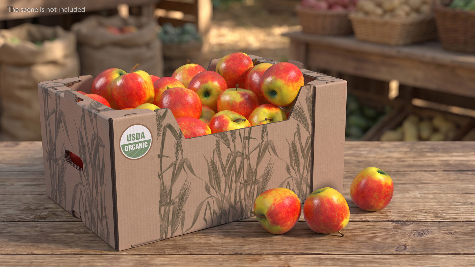 USDA Organic Apple Harvest Box, view 2