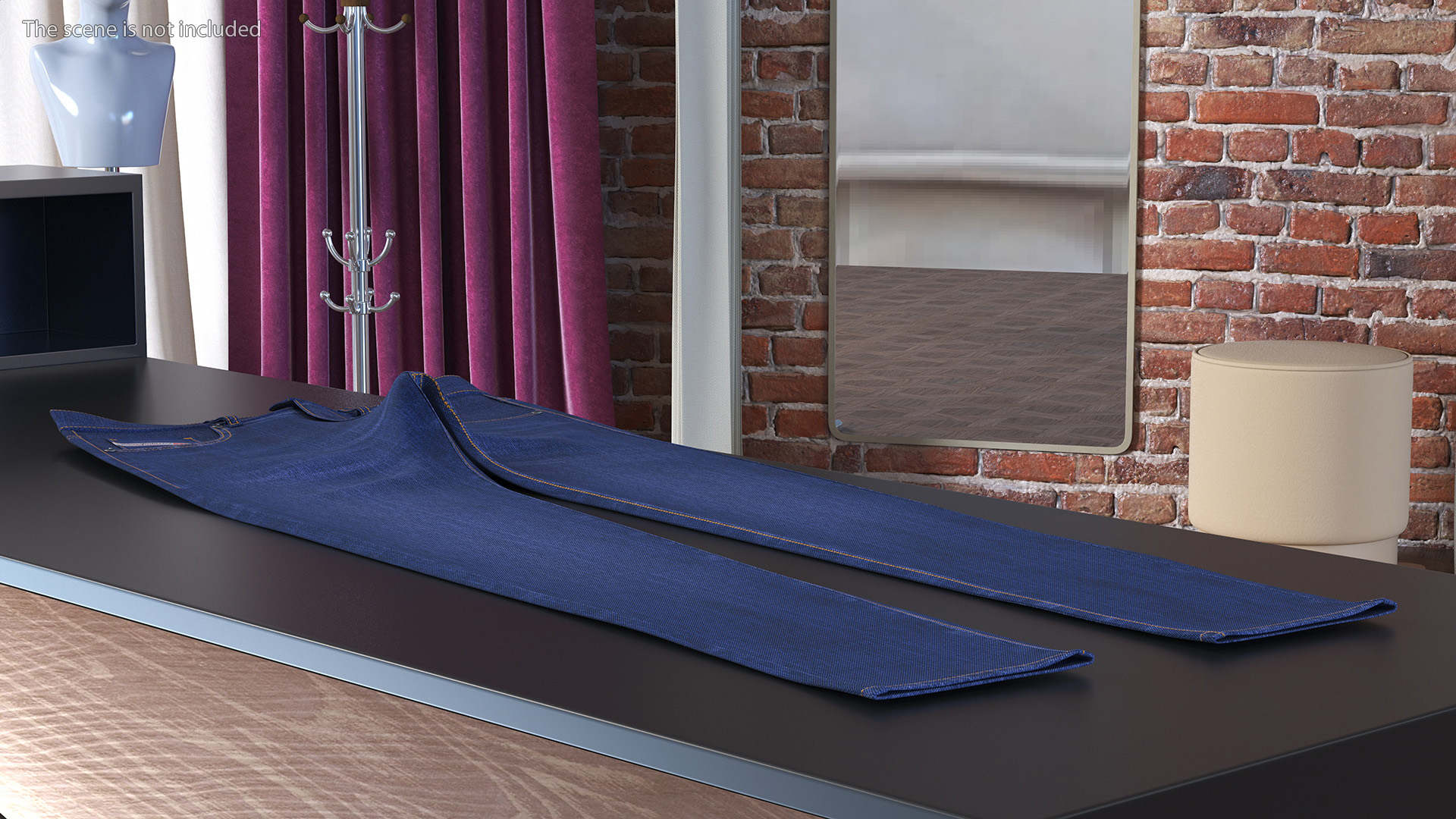 3D model Diesel Jeans for Men Dark Blue