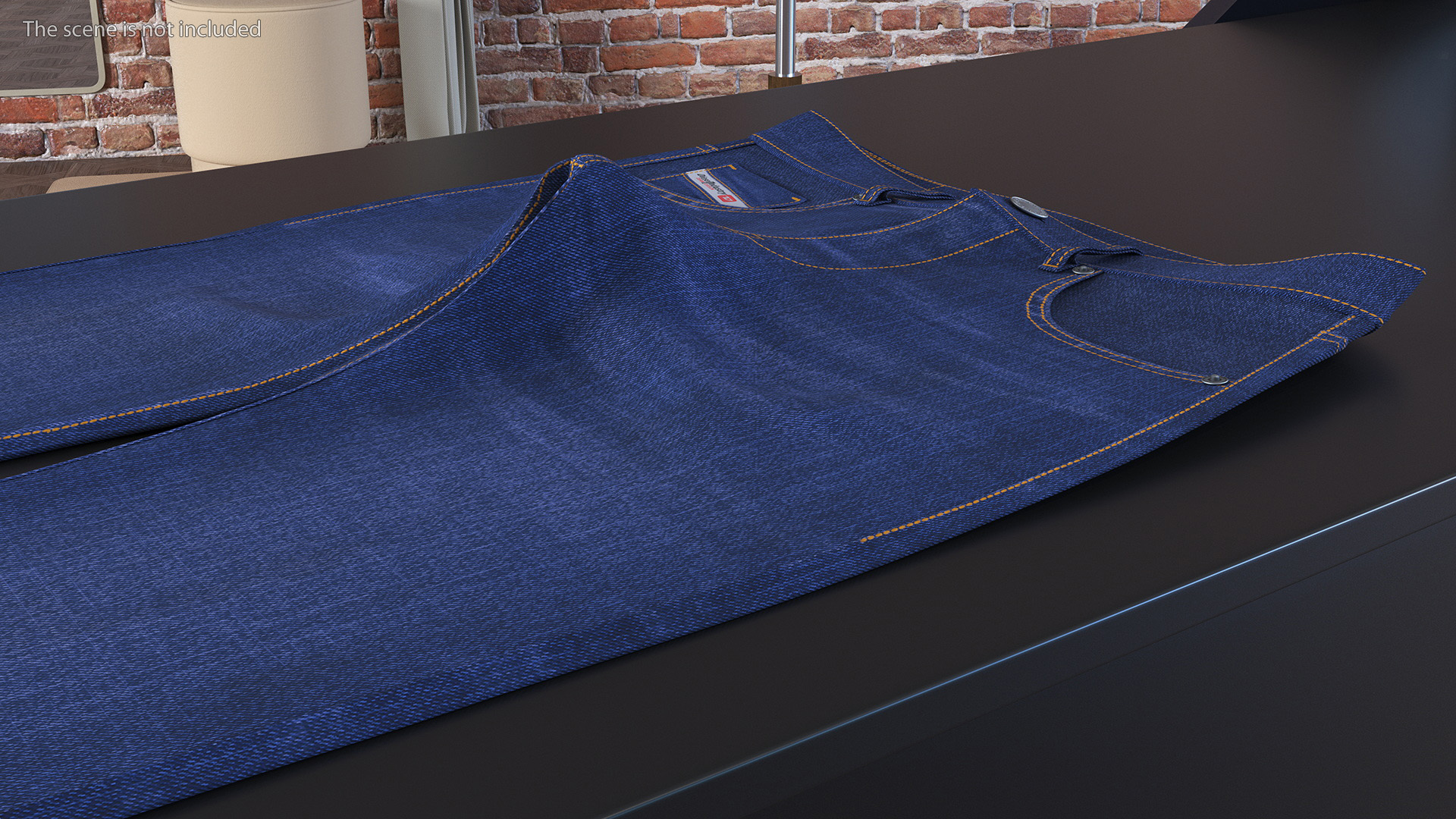 3D model Diesel Jeans for Men Dark Blue