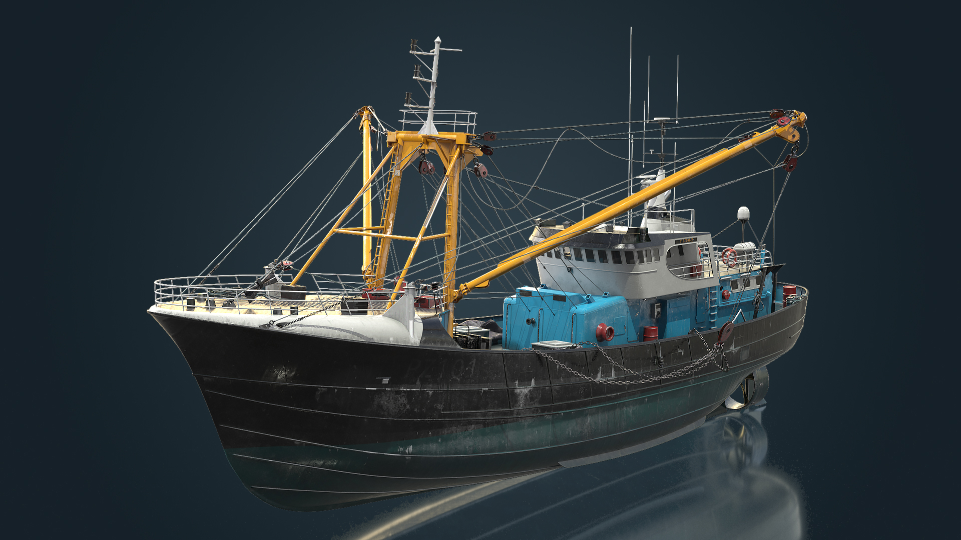 Troller Boat 3D