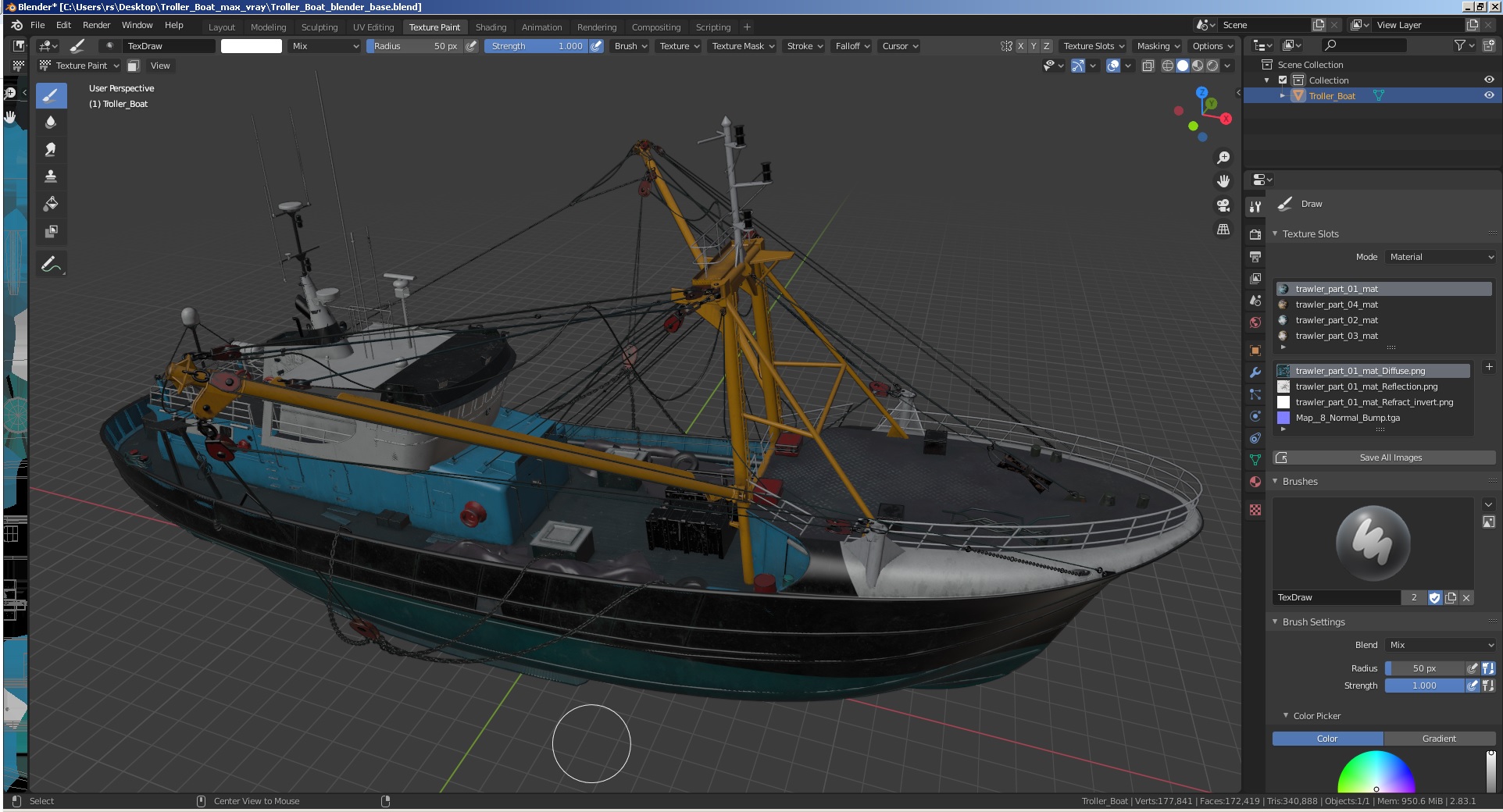 Troller Boat 3D