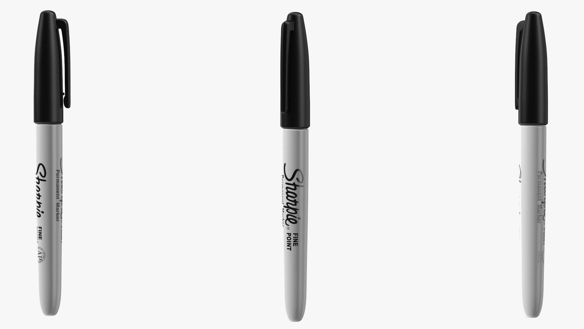 3D model Sharpie Permanent Marker Black