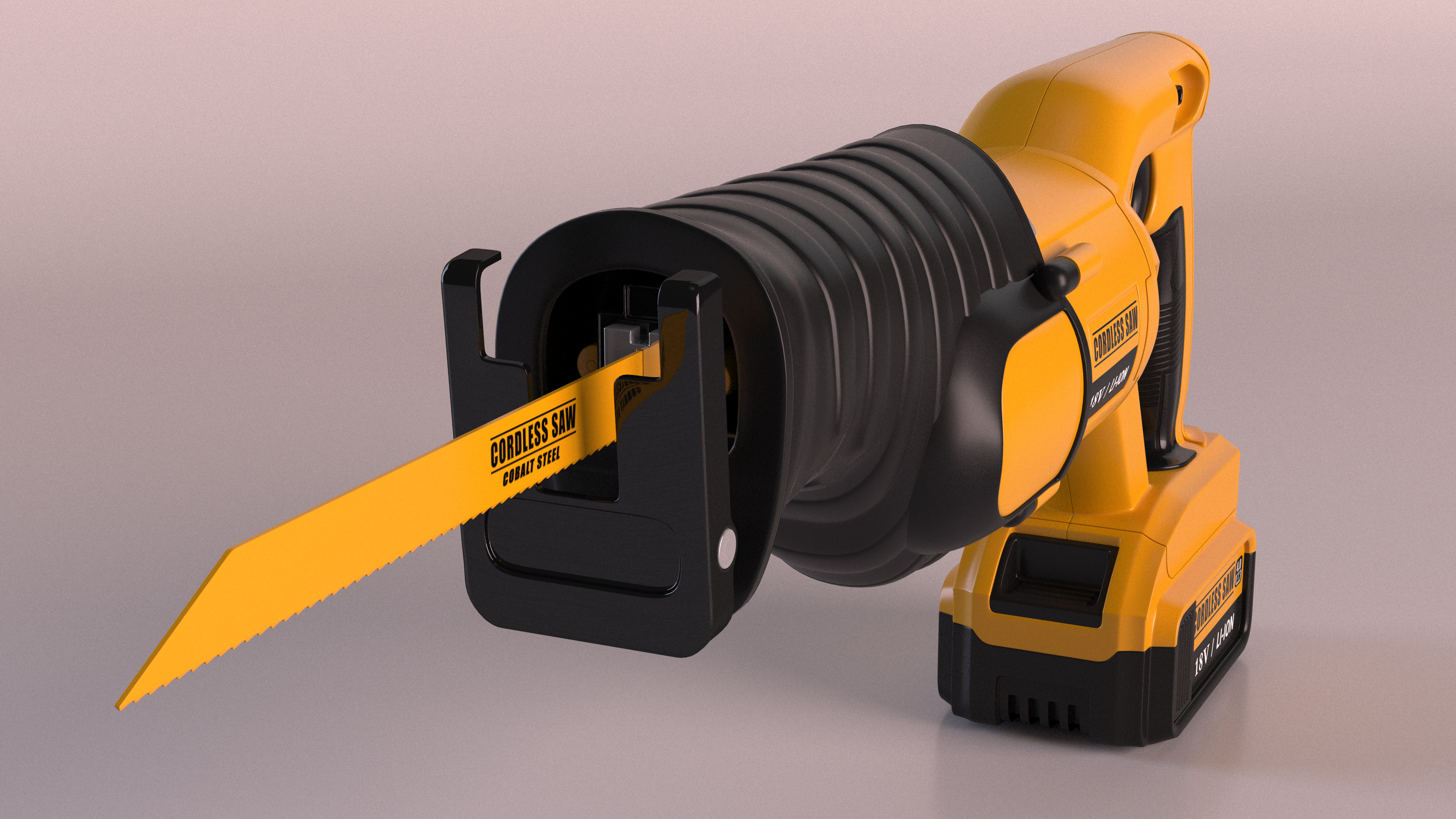 3D model Cordless Recipro Saw