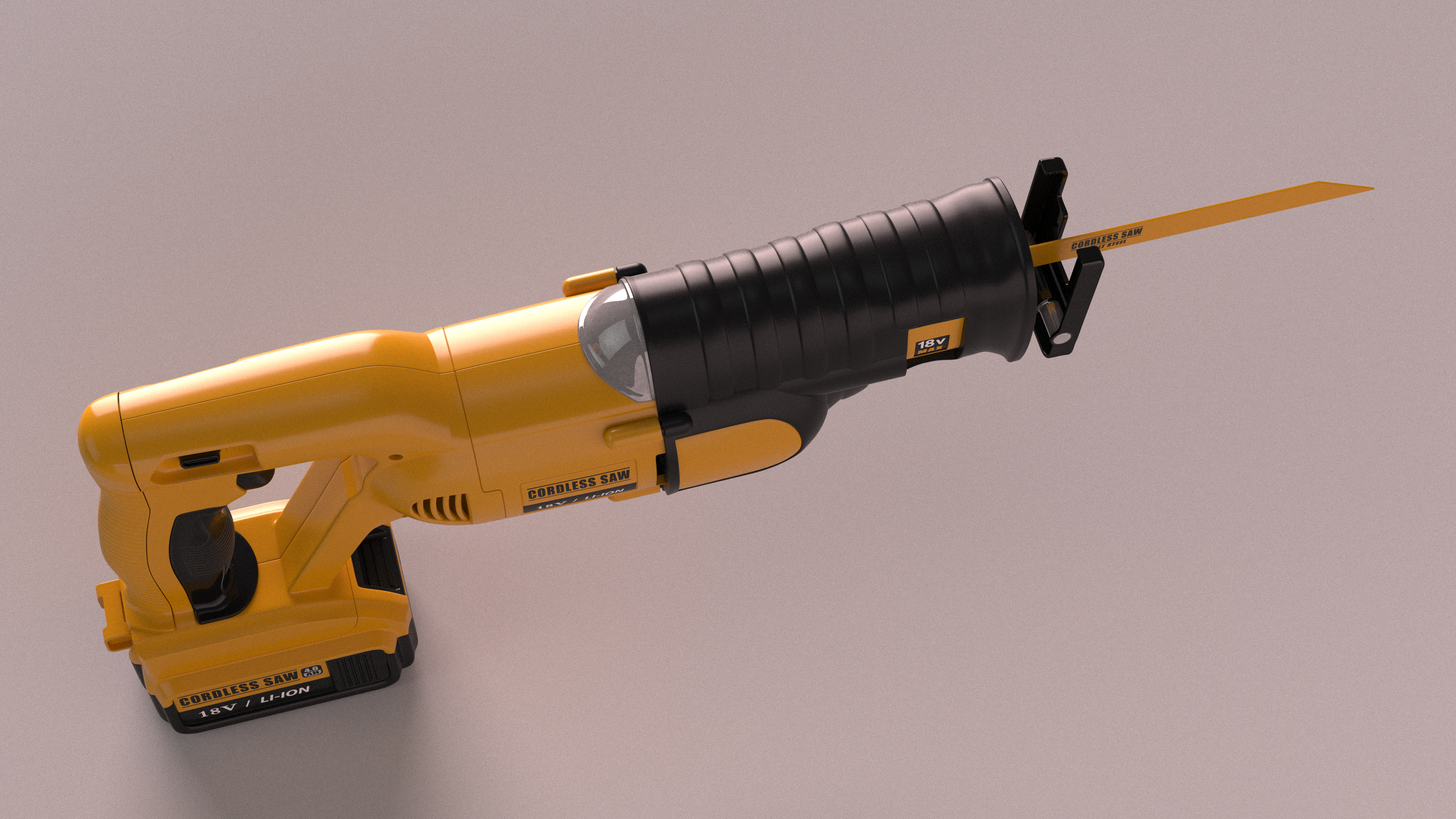 3D model Cordless Recipro Saw