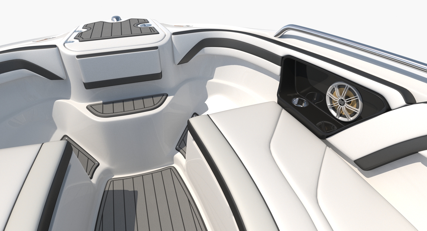 Luxury Boat Yamaha 242 Limited S Blue 3D