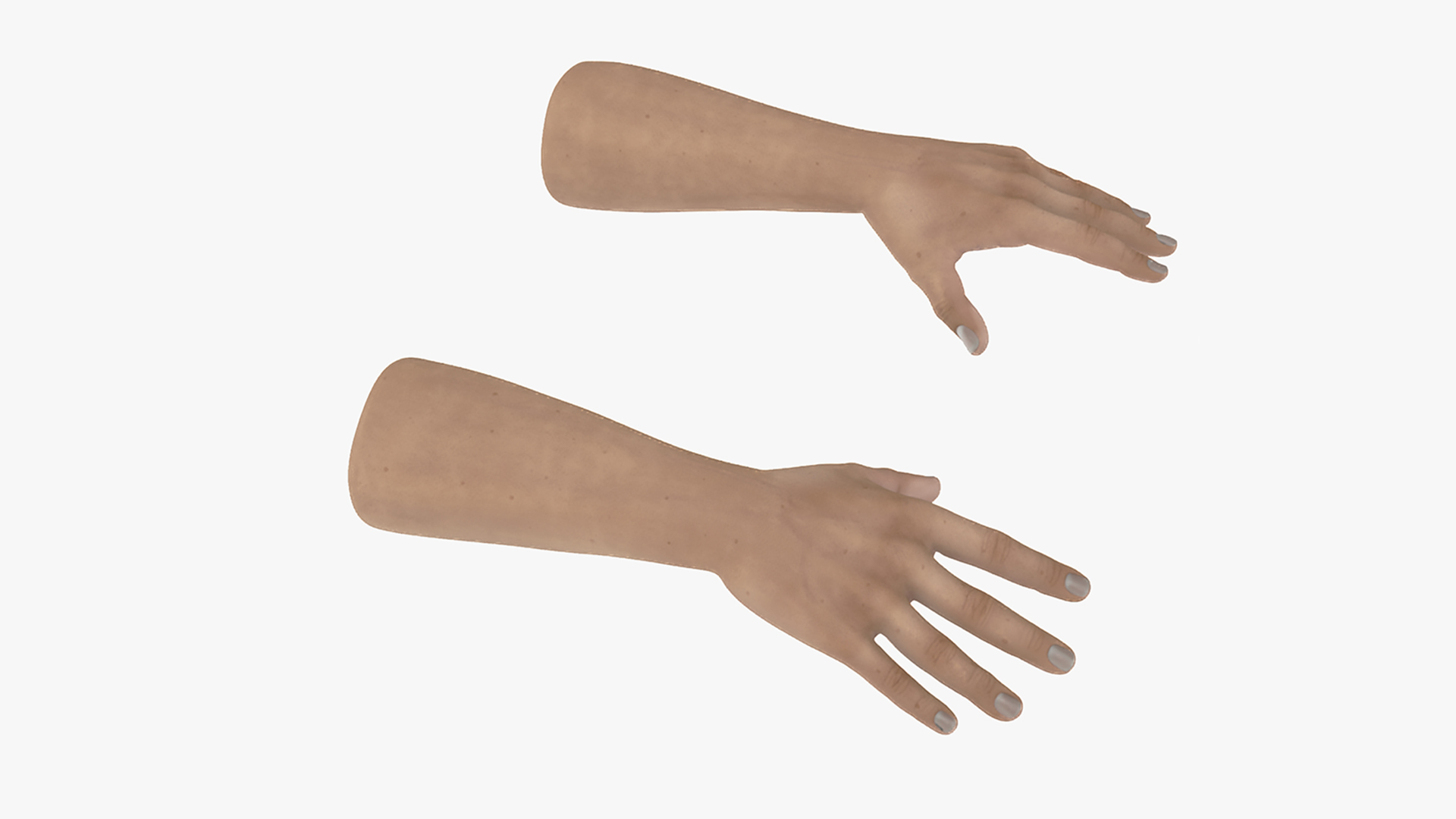 3D model Man Hands Rigged for Cinema 4D