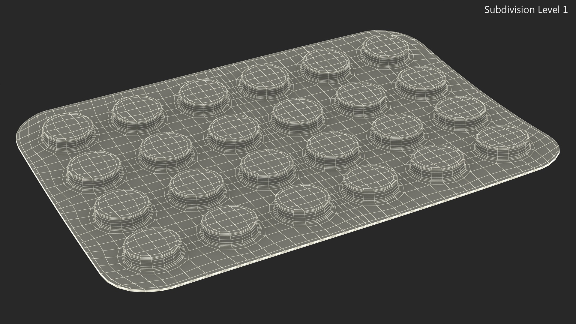 White Medicine Tablet In Blister Pack 3D