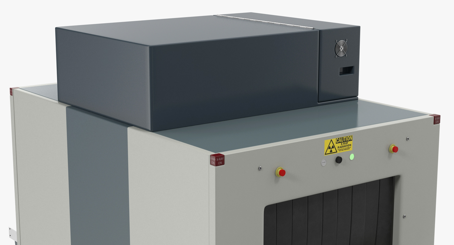 3D Xray Luggage Scanner Machine model