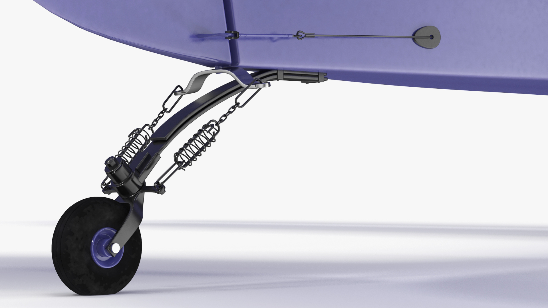 3D Piper J-3 Cub Light Aircraft model