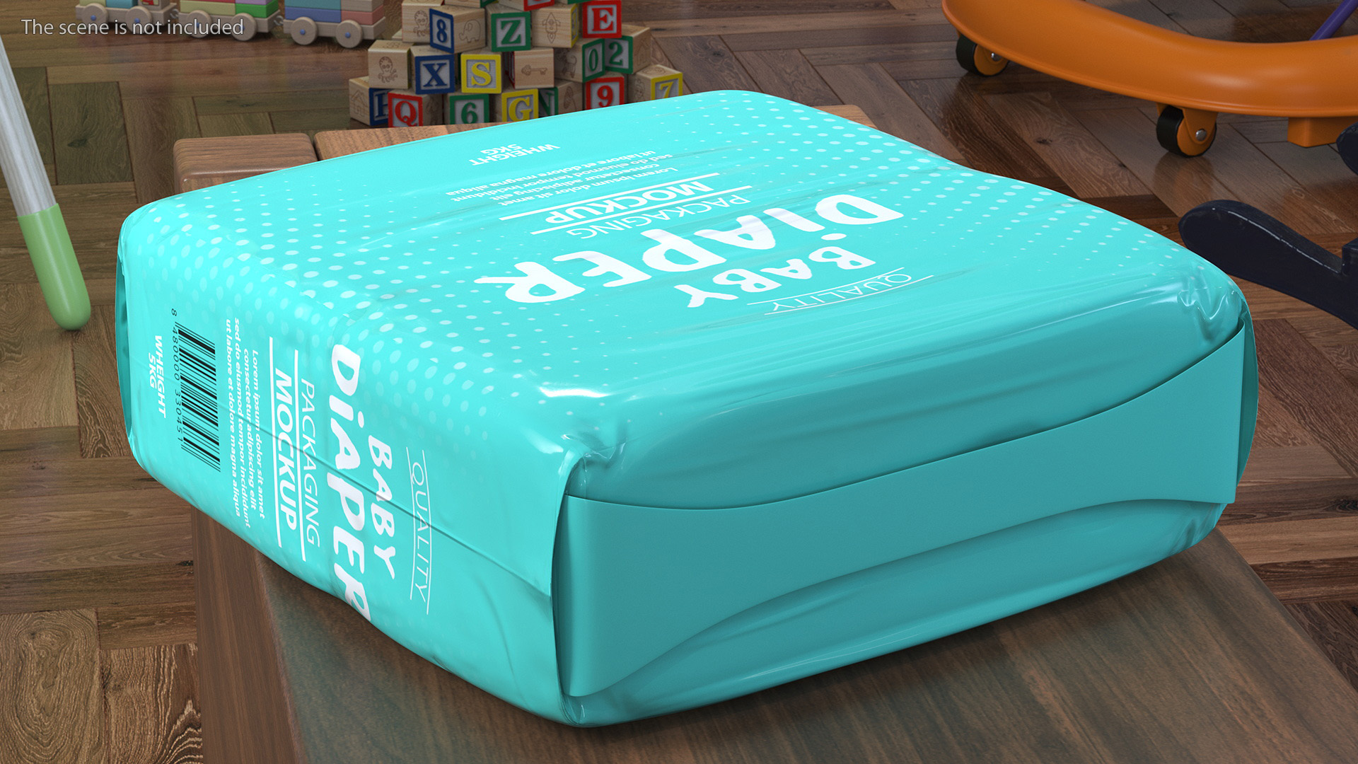 3D model Baby Diapers Package