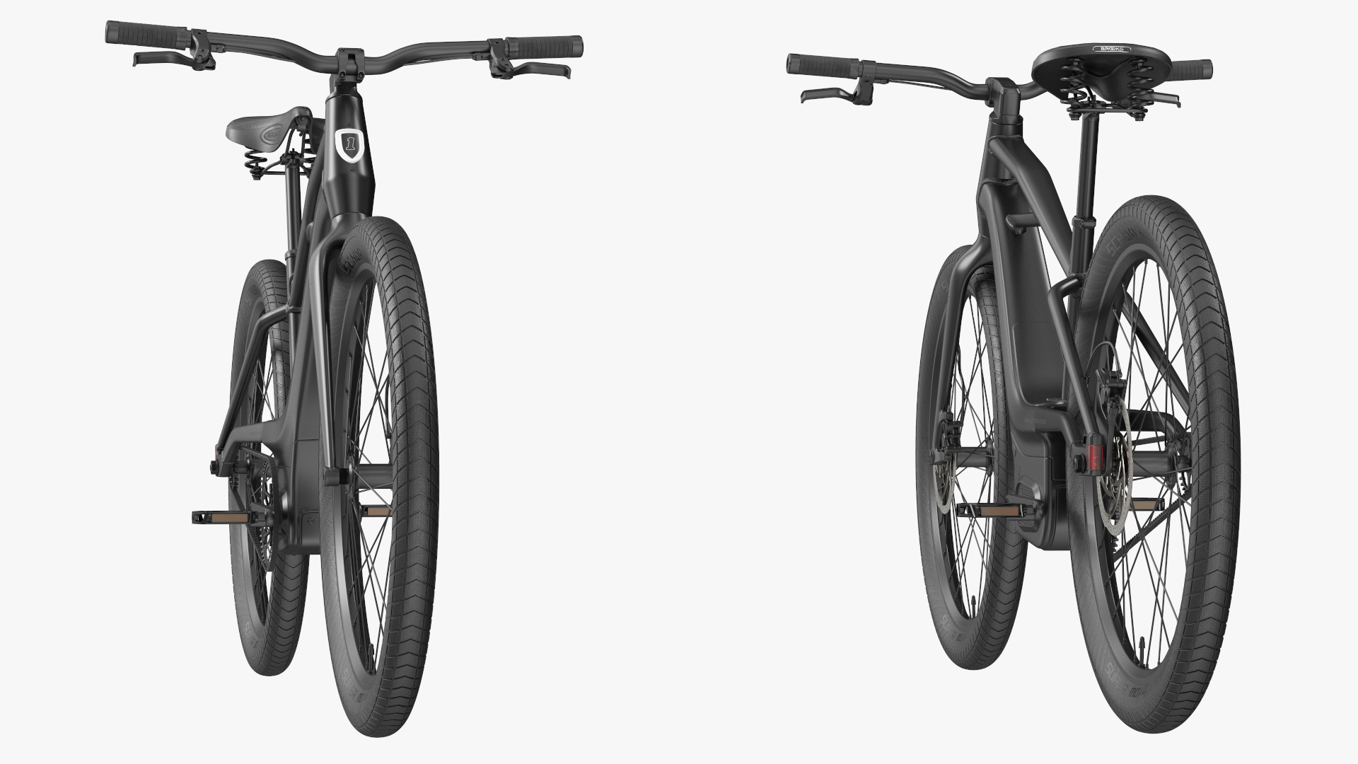 3D model Electric Bike Harley Davidson Black