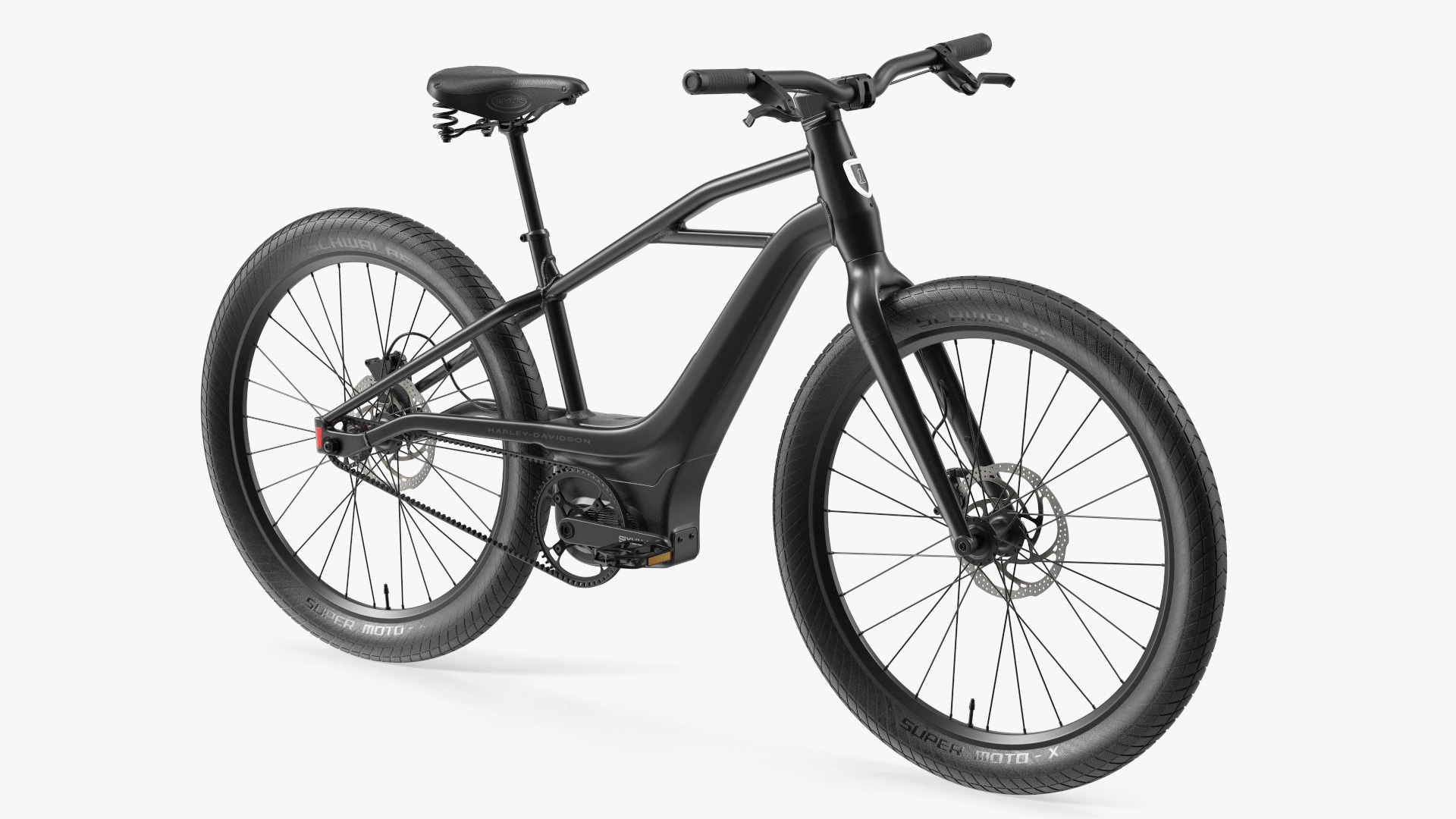 3D model Electric Bike Harley Davidson Black