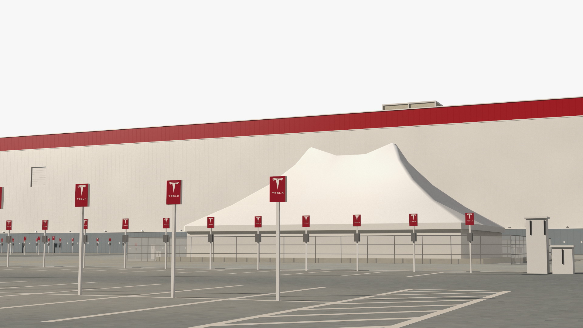 3D model Tesla Giga Nevada Factory