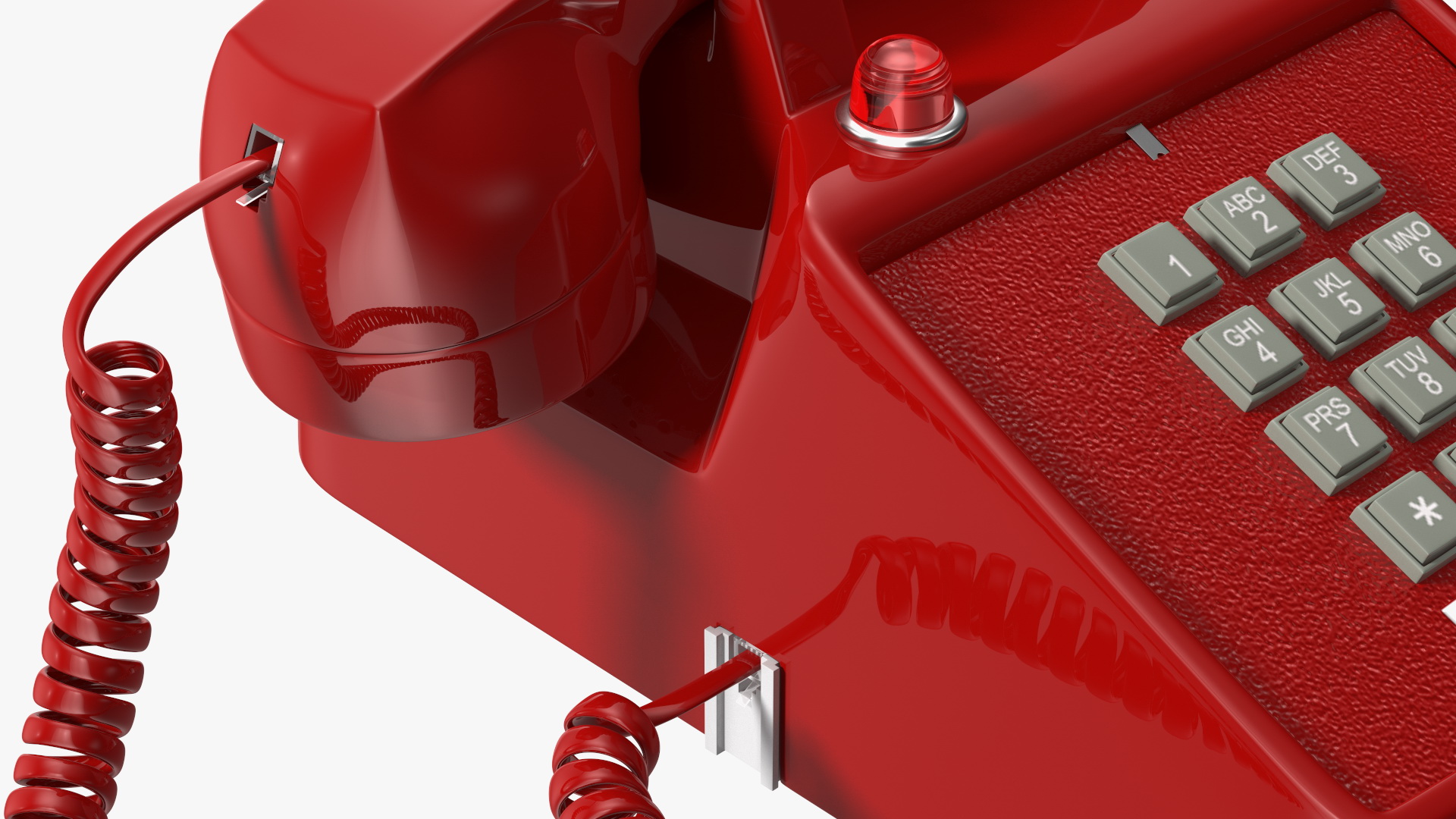 3D model Bittel Vintage Retro Telephone
