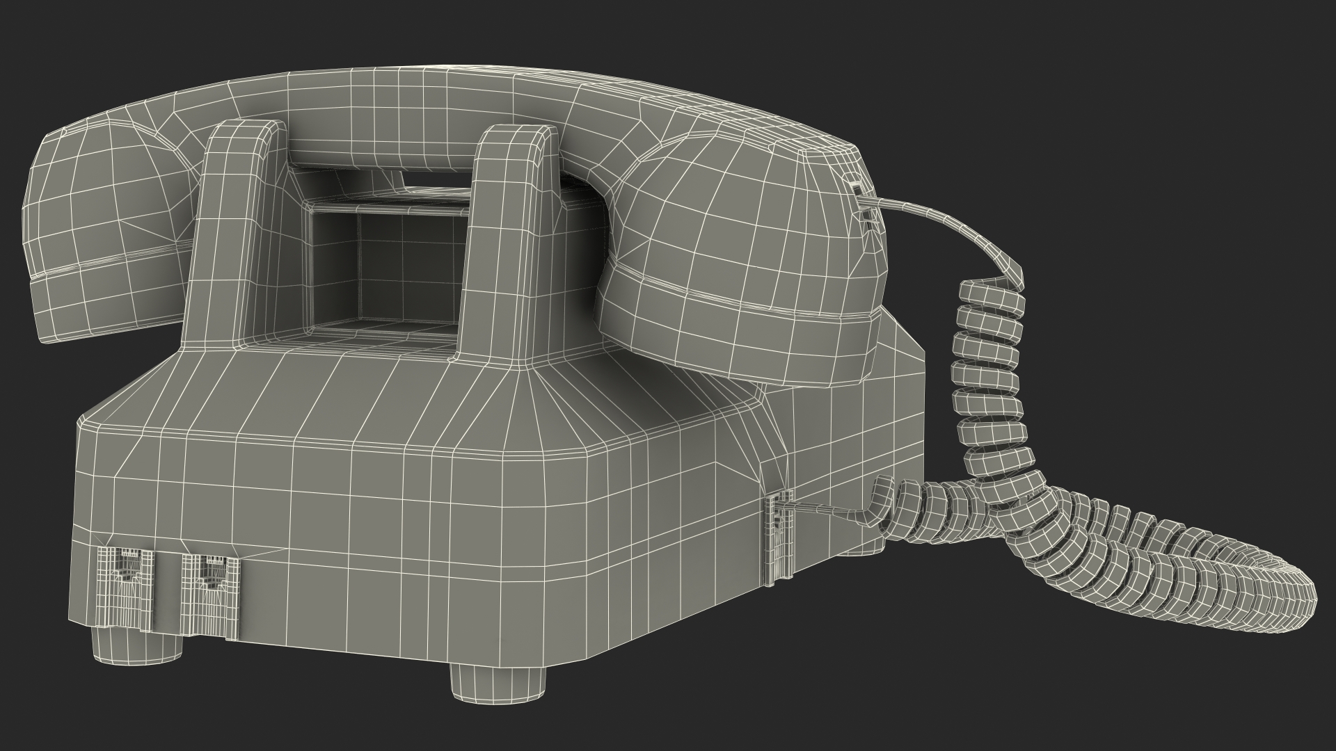 3D model Bittel Vintage Retro Telephone