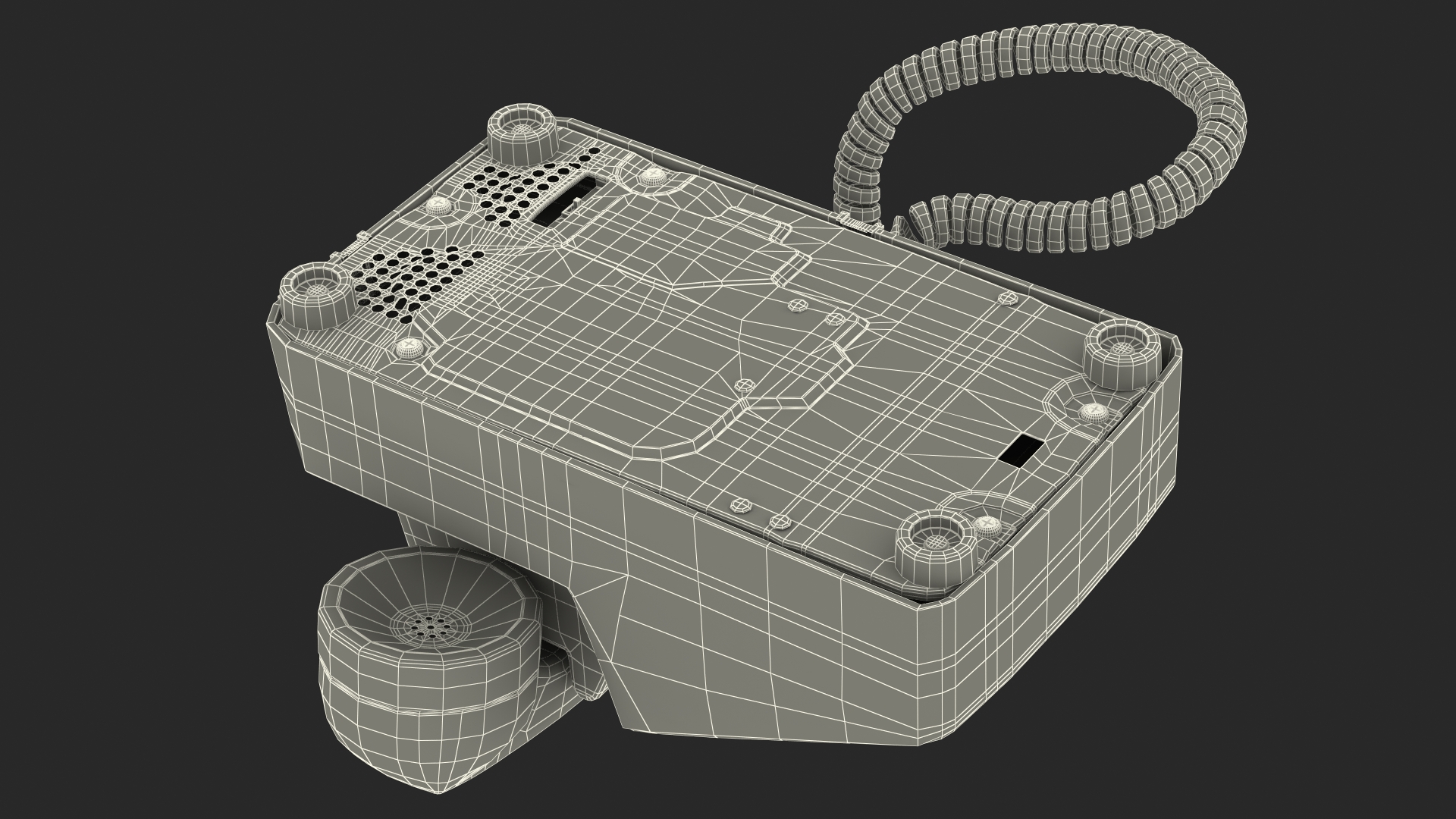 3D model Bittel Vintage Retro Telephone