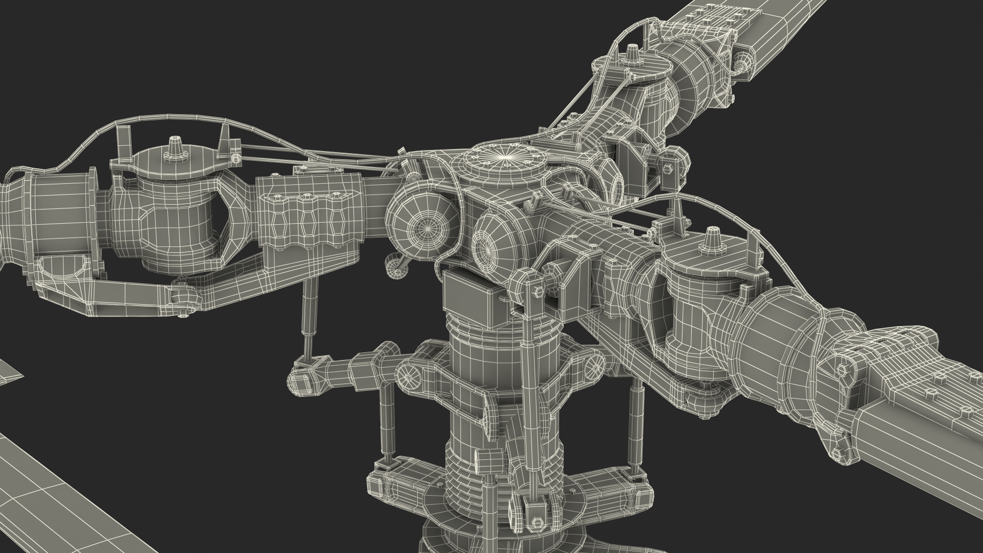 Coaxial Rotors 3D model