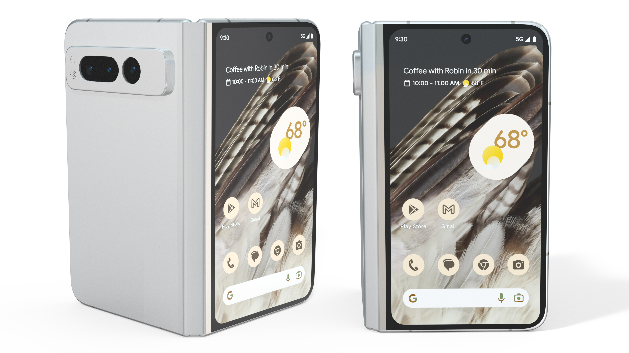 3D Foldable Android Smartphone Rigged for Cinema 4D model