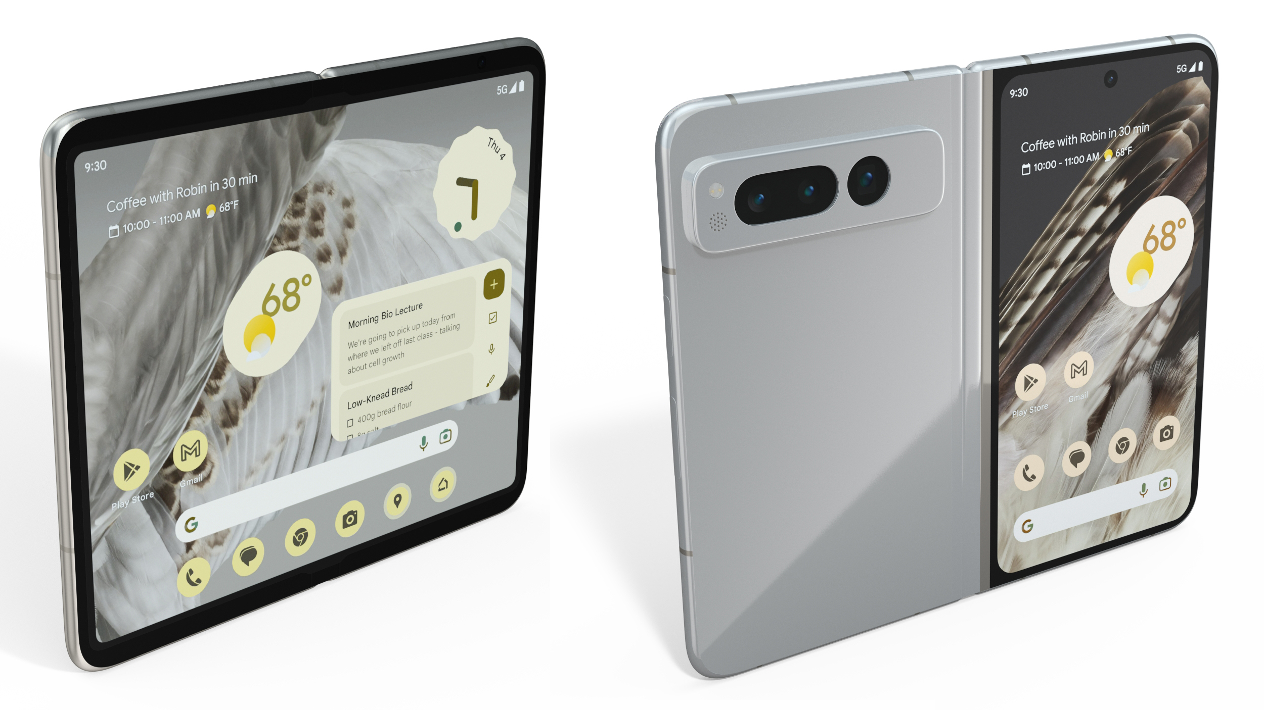 3D Foldable Android Smartphone Rigged for Cinema 4D model