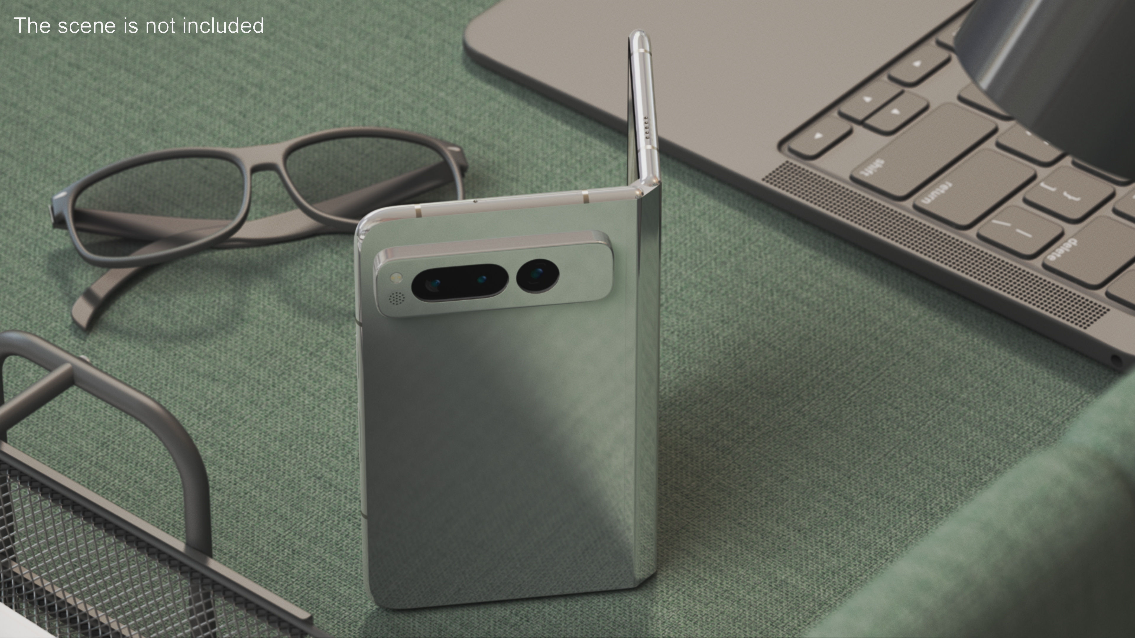 3D Foldable Android Smartphone Rigged for Cinema 4D model