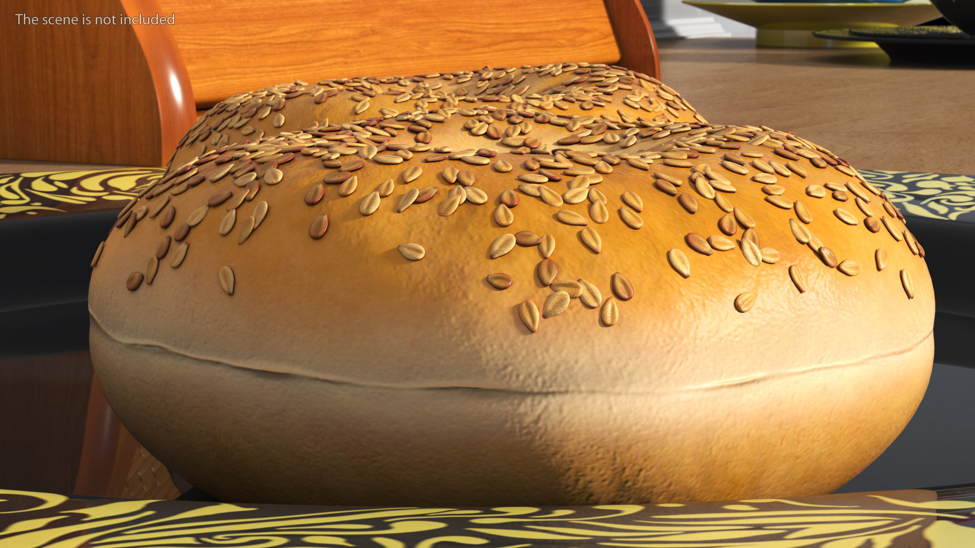 Bagels with Sesame Seeds 3D model