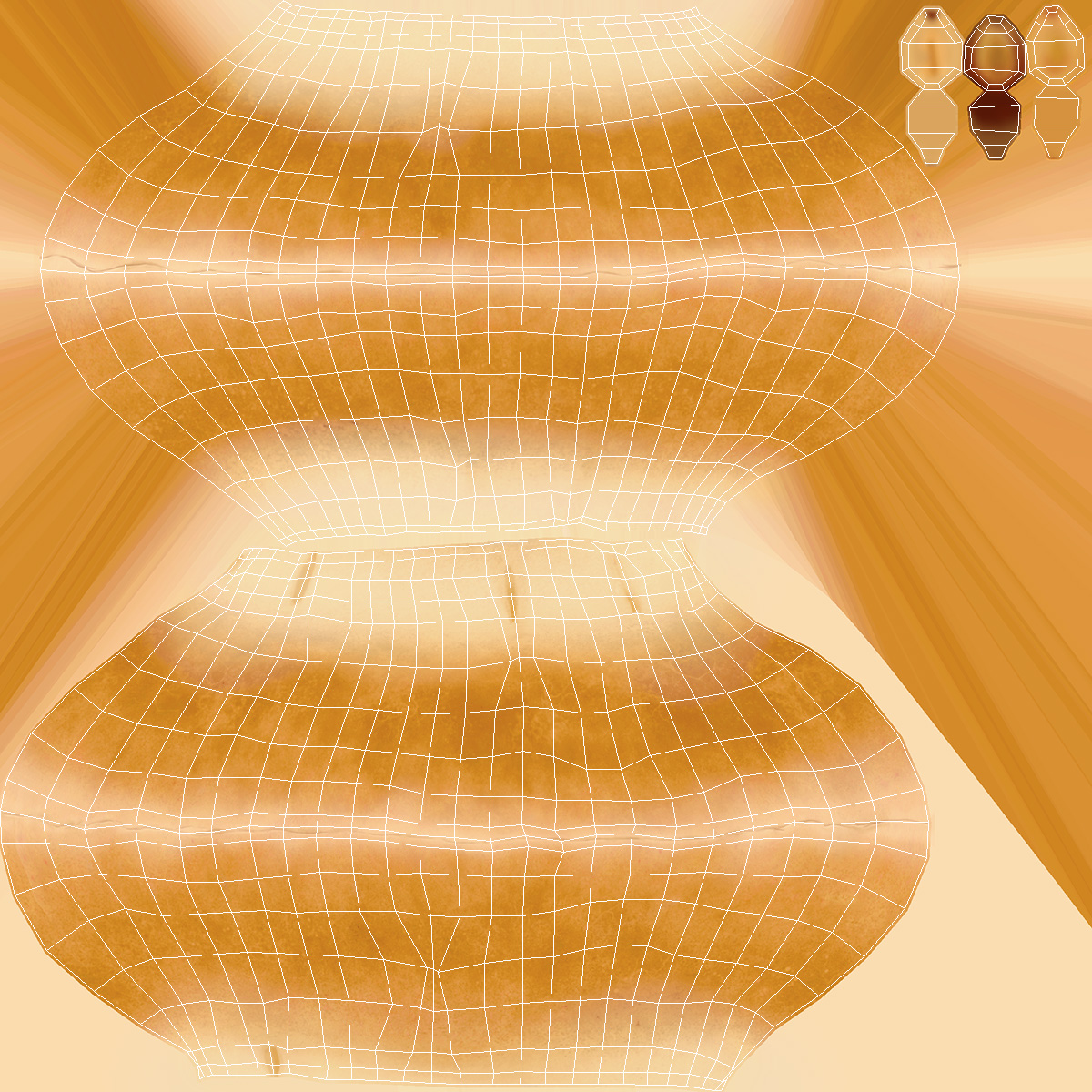 Bagels with Sesame Seeds 3D model