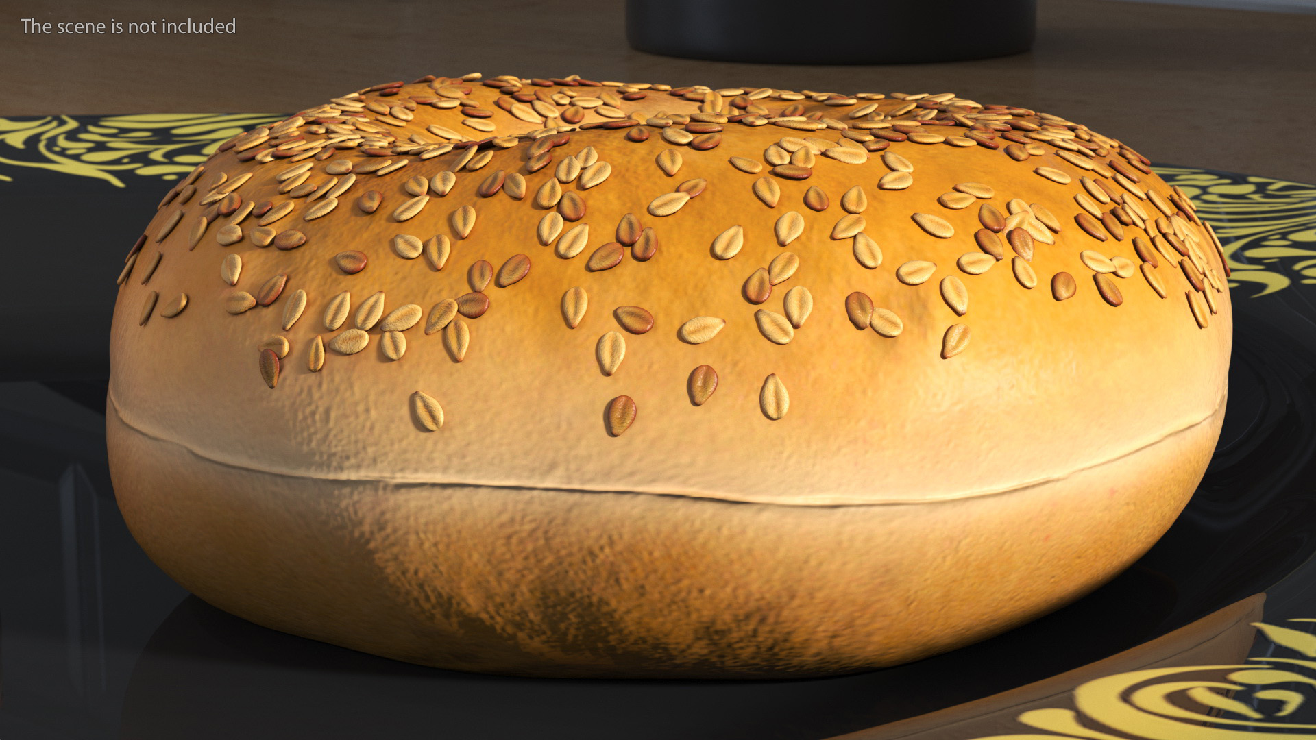 Bagels with Sesame Seeds 3D model