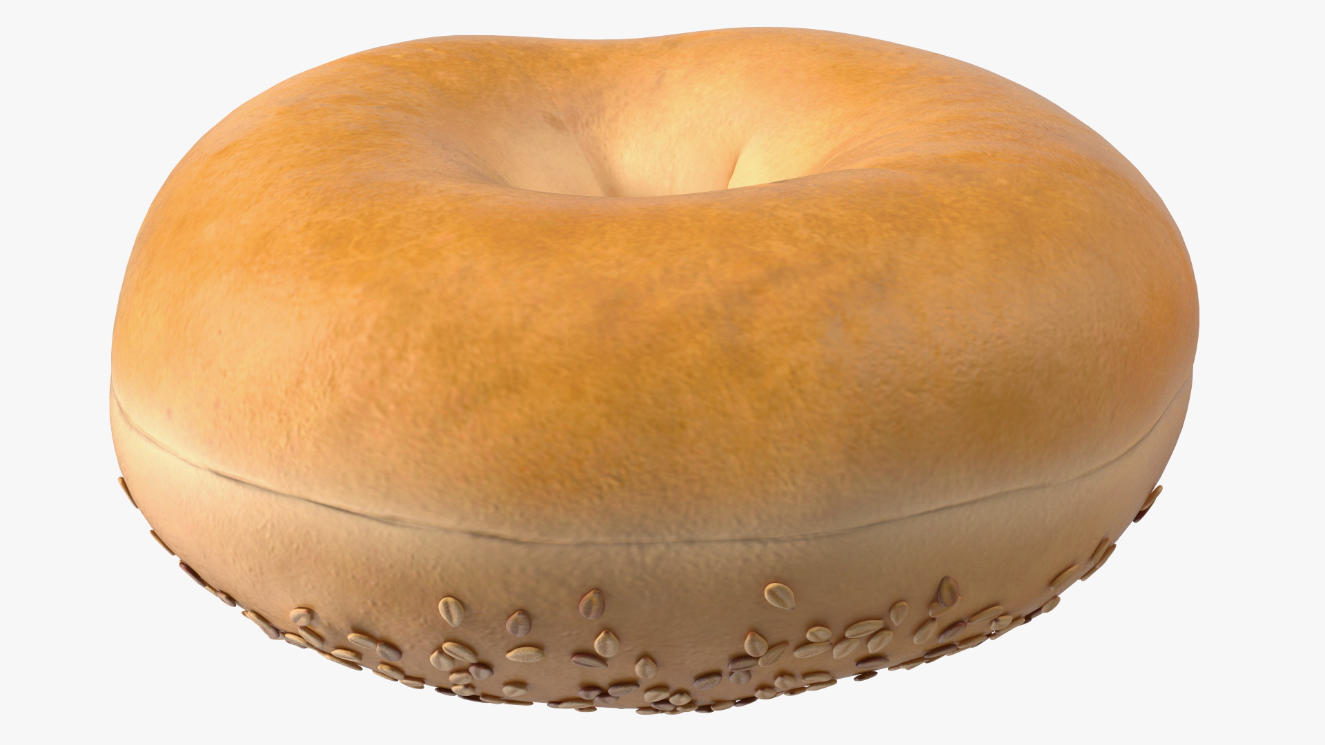 Bagels with Sesame Seeds 3D model