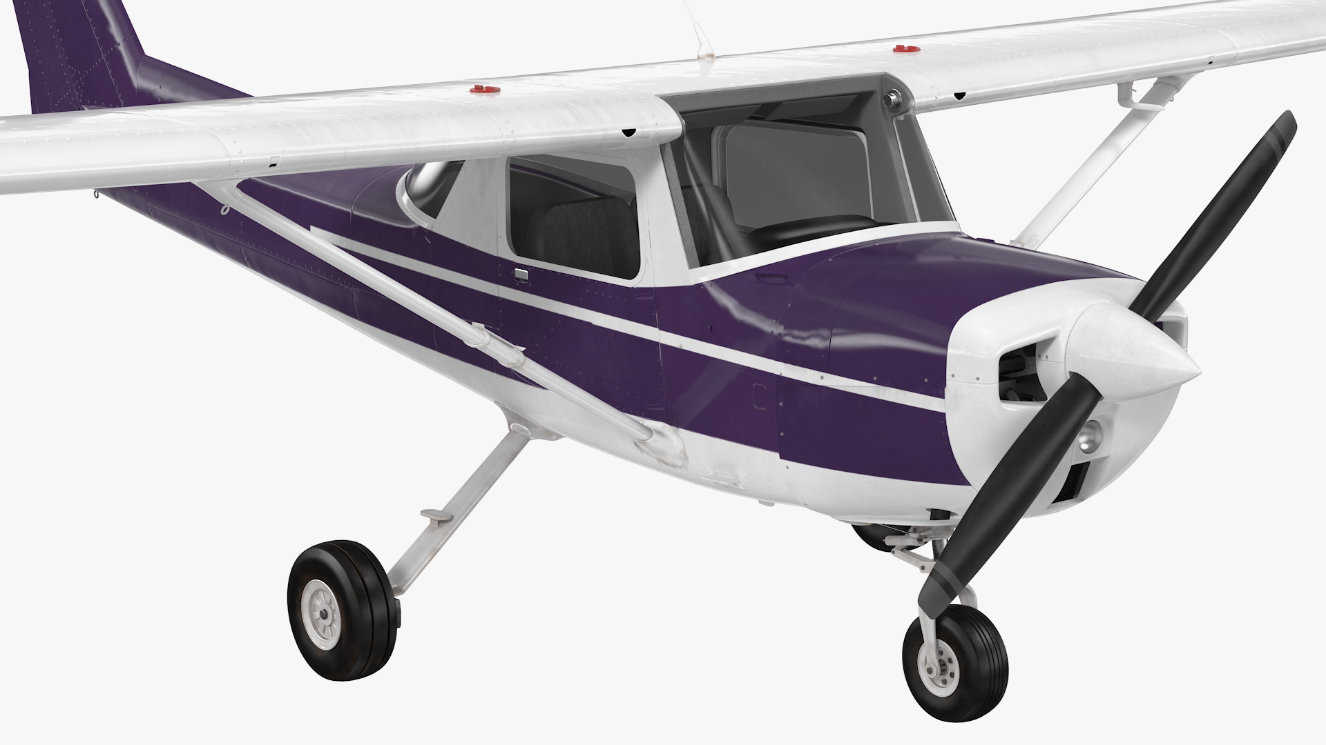 Single Engine Aircraft Rigged 3D model
