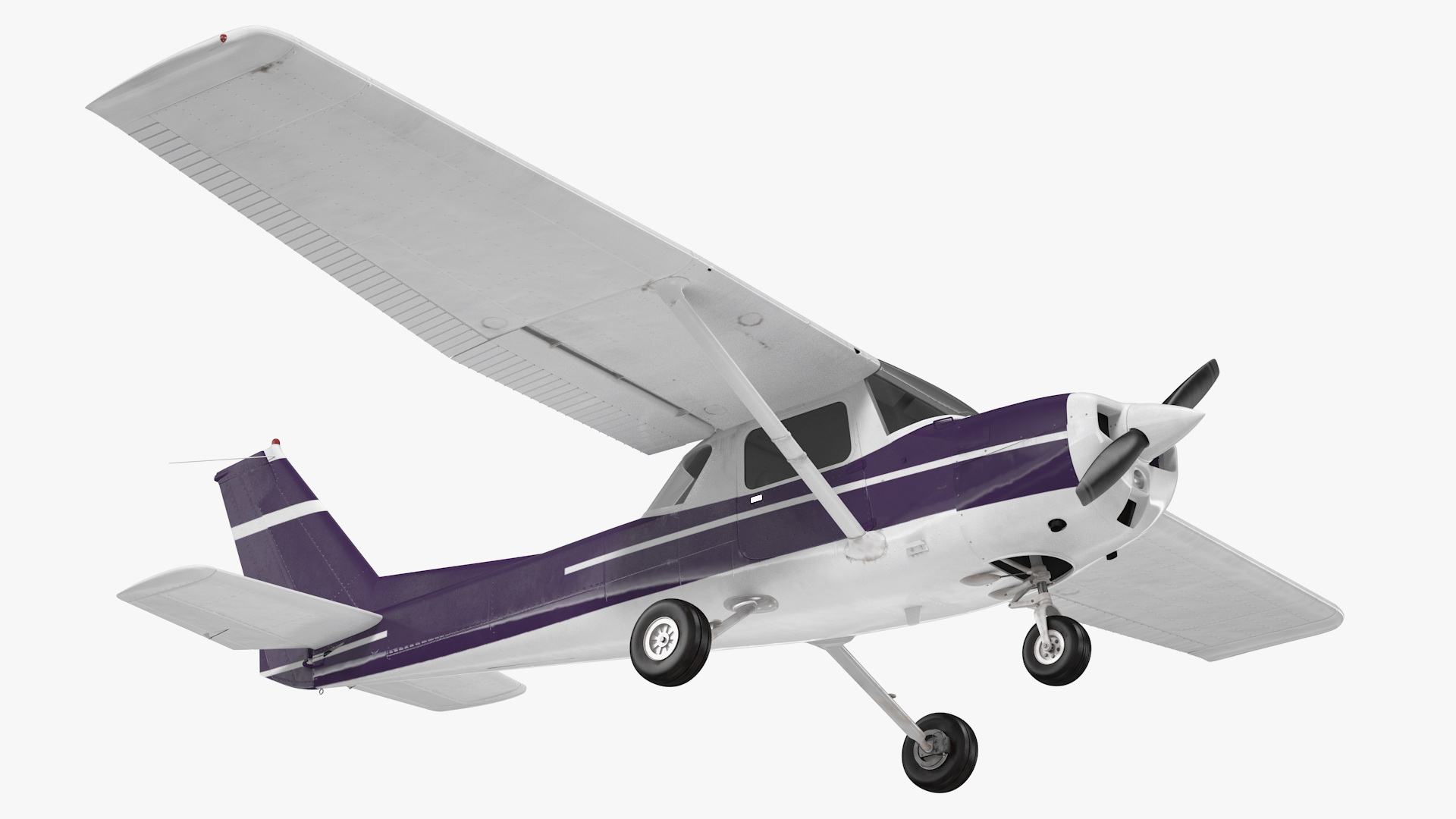 Single Engine Aircraft Rigged 3D model