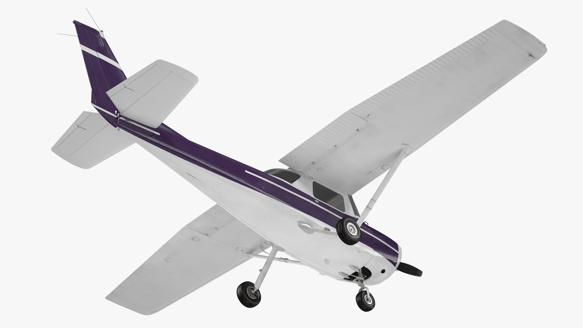 Single Engine Aircraft Rigged 3D model