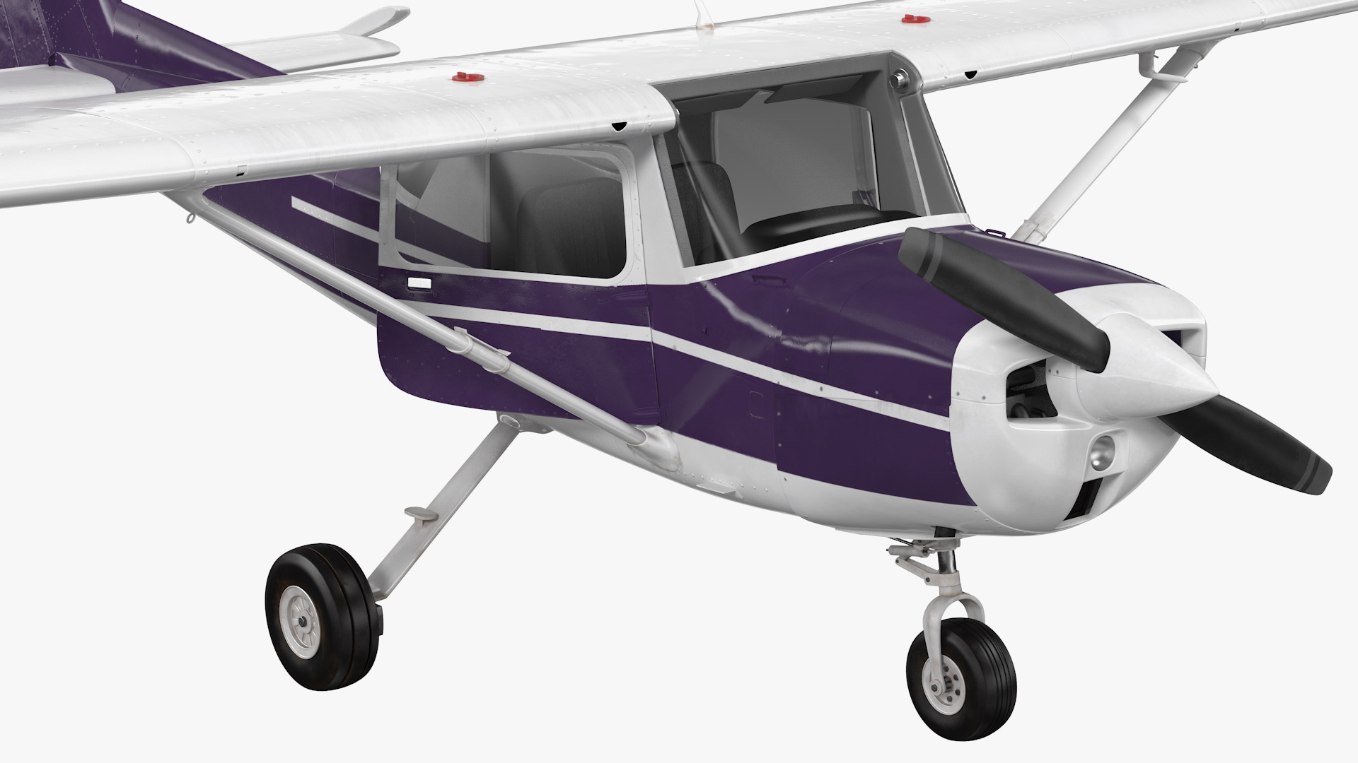 Single Engine Aircraft Rigged 3D model